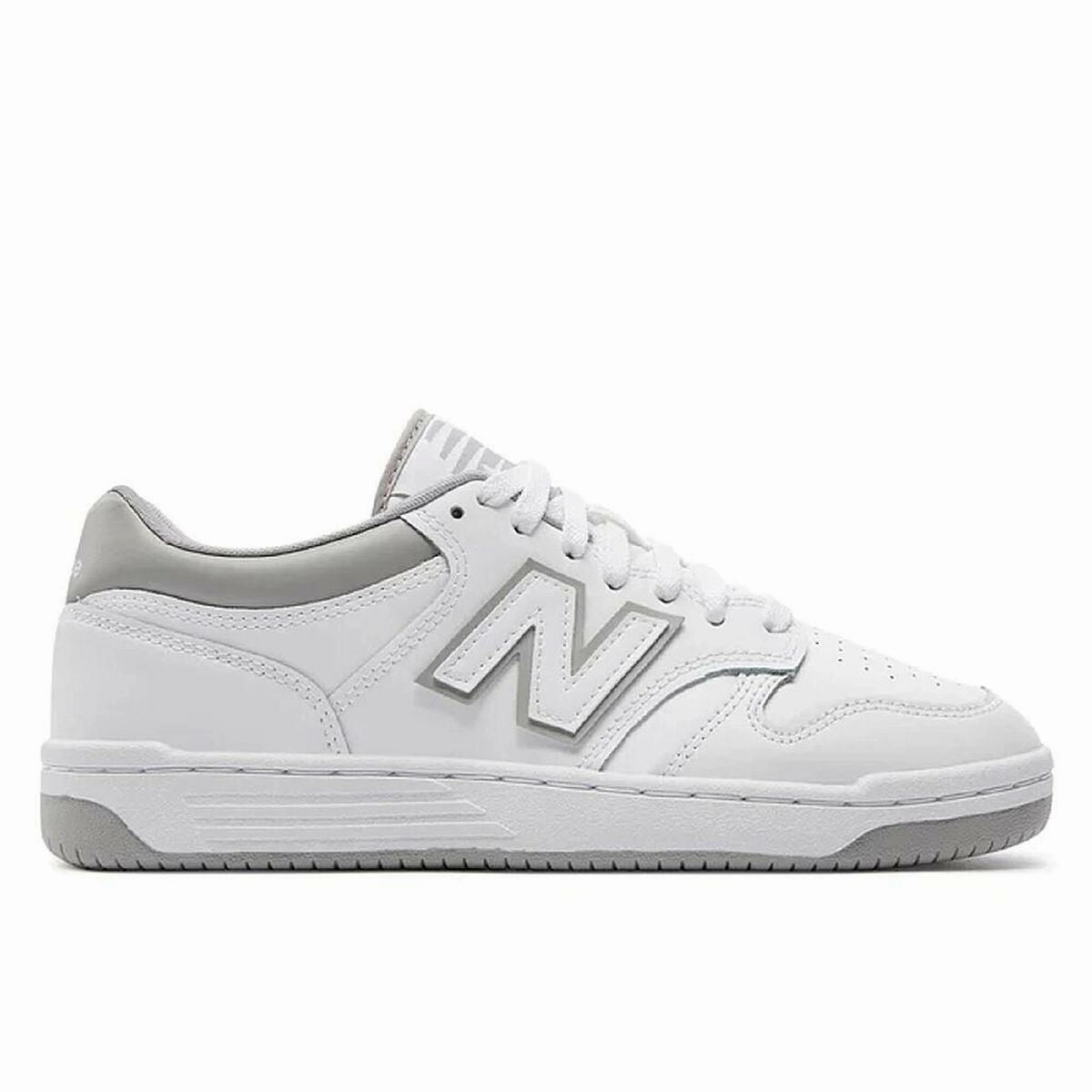 Mens Casual Trainers New Balance BB480LV1 White Ballet Slippers As Shoes