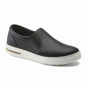 Birkenstock Oswego Slip On Sneaker (Men) - Black Leather Rocket Dog Casual Shoes
