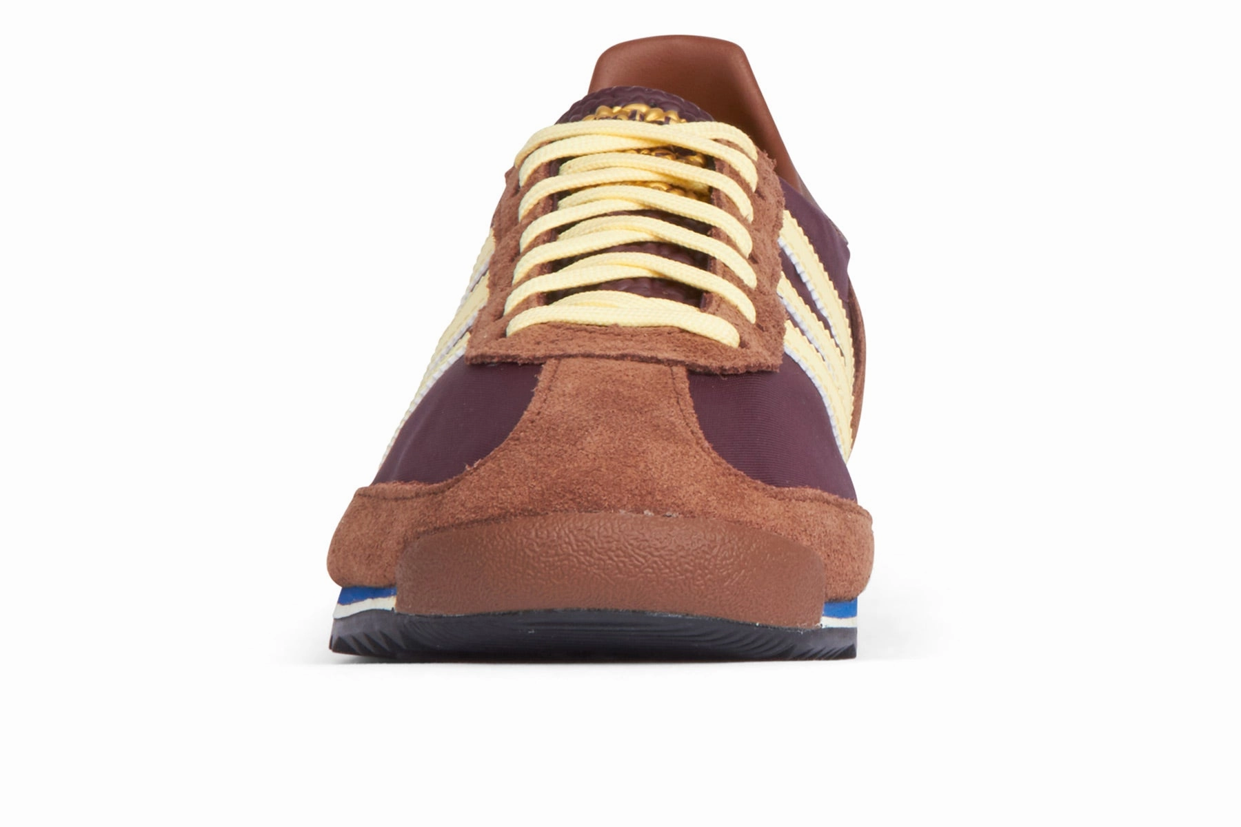 Adidas SL 72 OG W - Maroon/Almost Yellow/Preloved Brown Adidas High Heel Tennis Shoes