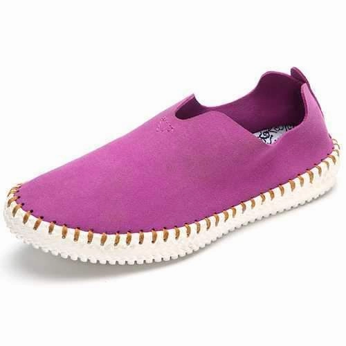 US Size 5-11 Loafers Casual Women Flat Shoes In Suede Flat Shoes For Work