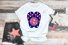 USA Flip Flops Ty Flip Flops