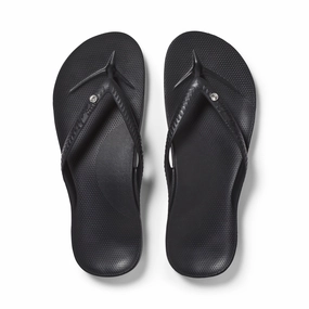 ARCH SUPPORT THONGS CRYSTAL - Crystal Black Dawn Flip Flops