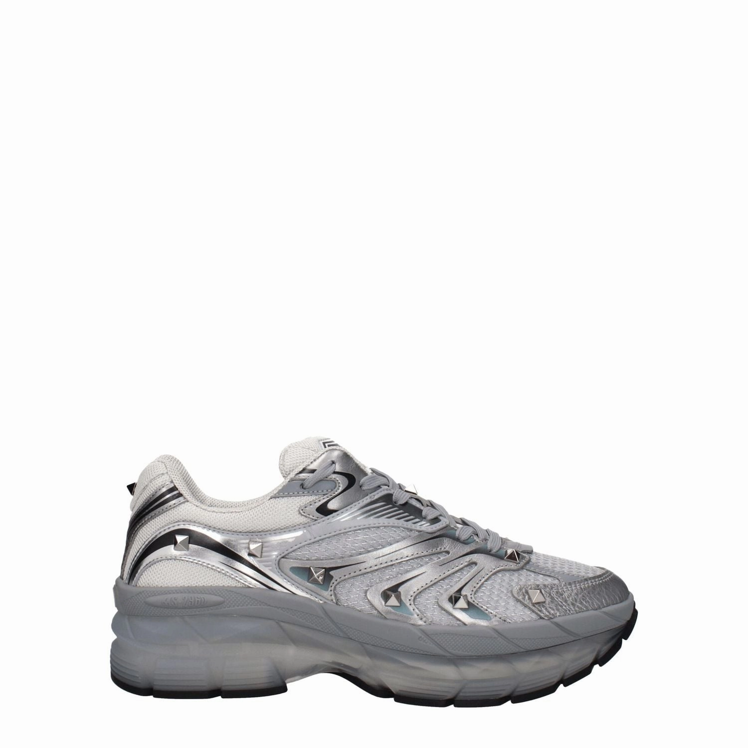 Valentino Garavani Gray Fabric Athletic Sneakers Best Selling Casual Shoes