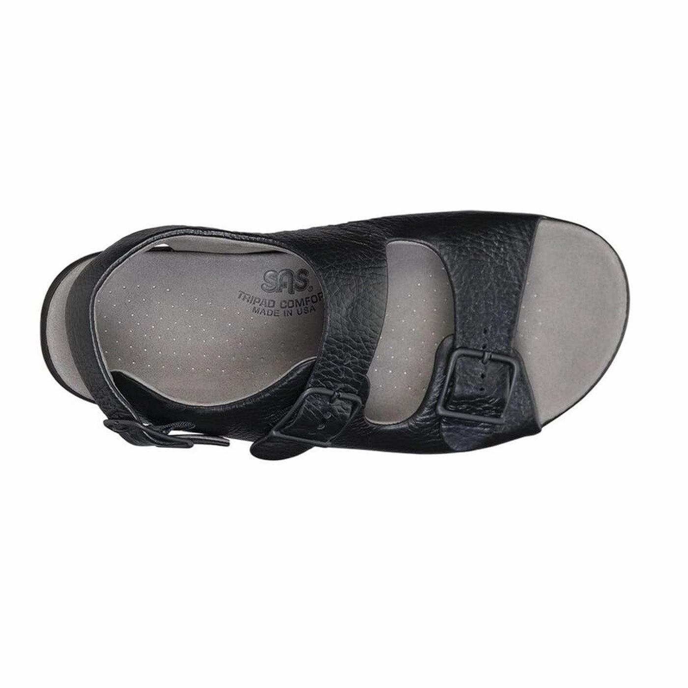 Women's Relaxed Heel Strap Sandal Black