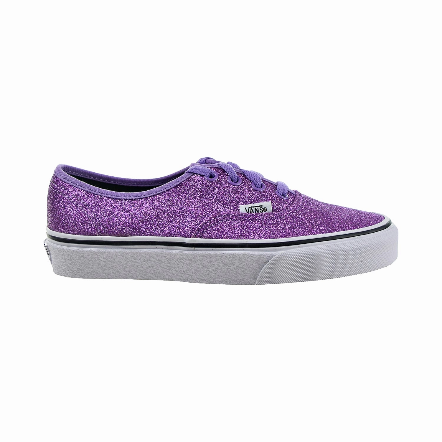 New Trend Sports Casual Shoes Vans Authentic Glitter Men's Shoes Fairy Wren-True White