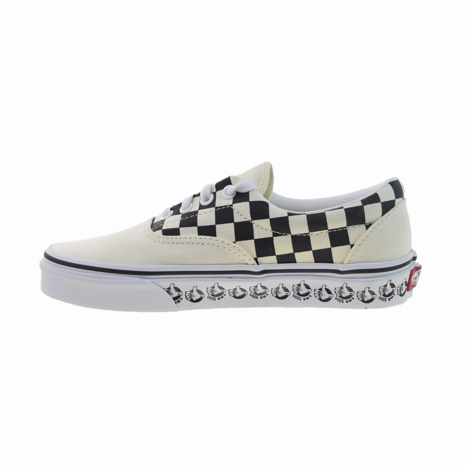 Normal Casual Shoes Vans BMX Era "Checkerboard" Men's Shoes White-Black