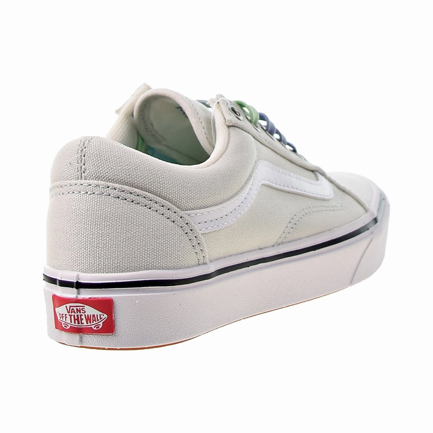 Sole Casual Shoes Vans ComfyCush Old Skool Men's Shoes Barely Blue-True White