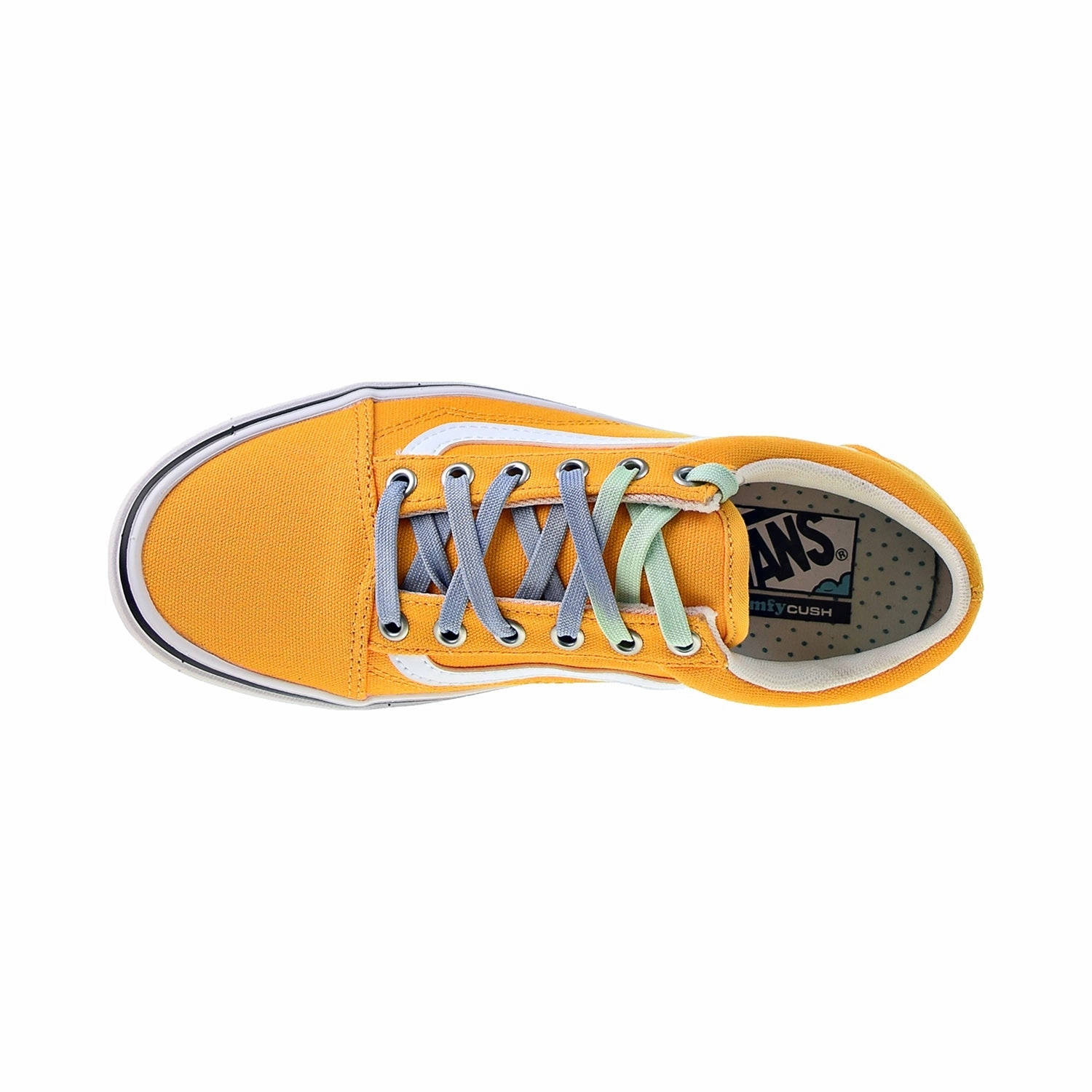Vans ComfyCush Old Skool Men's Shoes Saffron-True White Casual Shoes Outfit