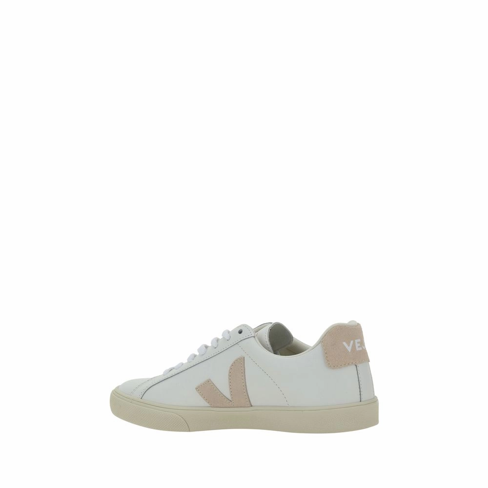 Veja White Calf Leather Bos Taurus Sneakers Business Casual Sneakers