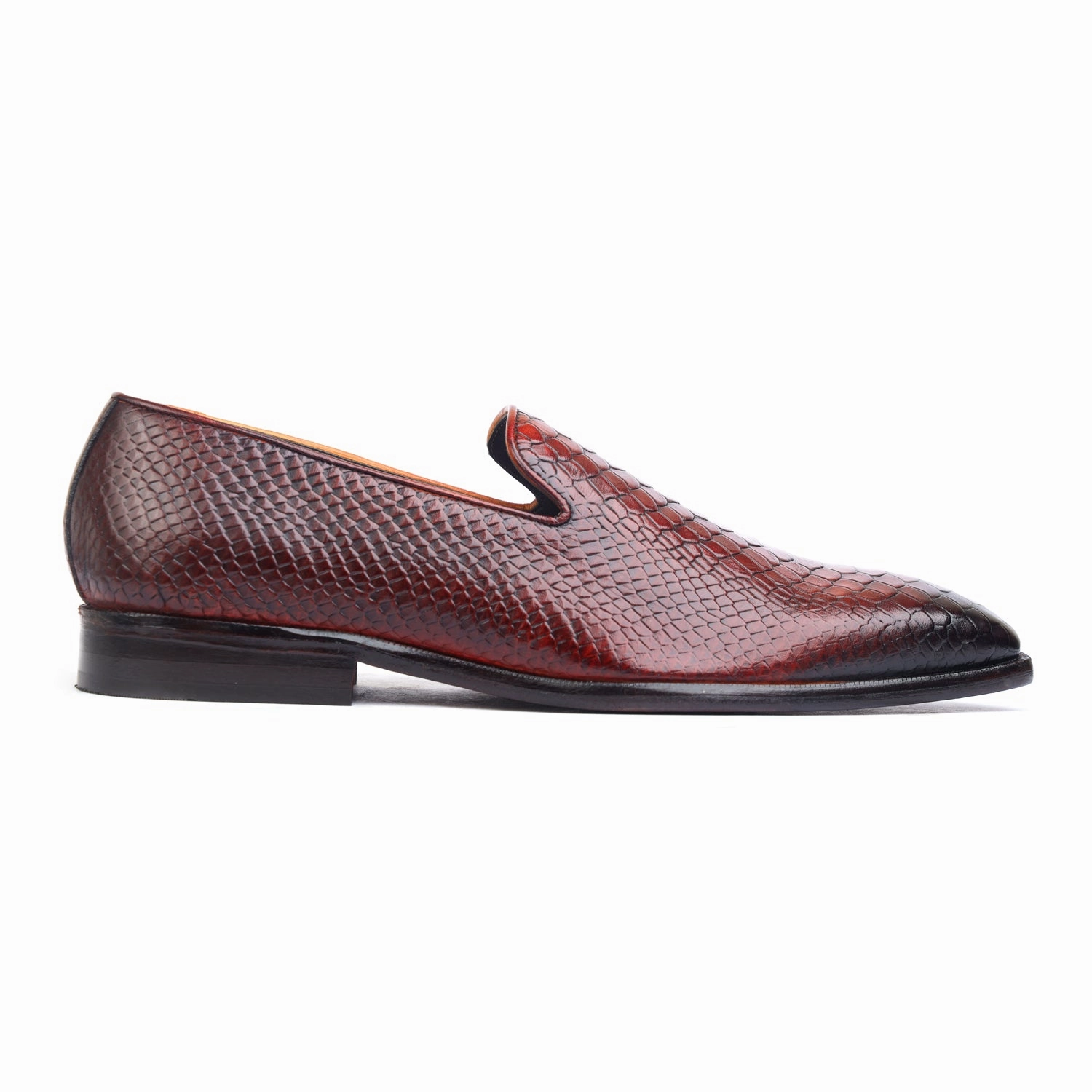 Python Embossed Loafers Bordo Eileen Fisher Loafers