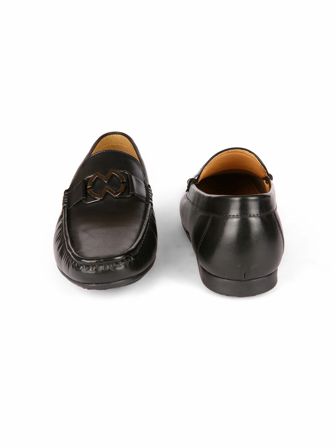 Bracket Buckled Black Loafers Tyler Durden Loafers