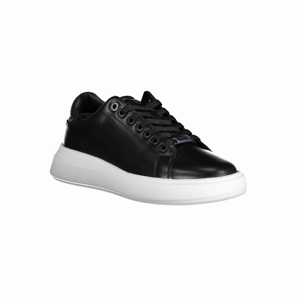 Calvin Klein Black Polyester Sneaker Sneakers Mannen