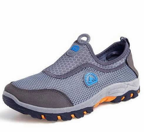 VESONAL 2019 Summer Breathable Comfortable Slip-On Mesh Sneakers Men Shoes Out door Male Shoes Loafers Casual Walking Footwear Vibram Loafers