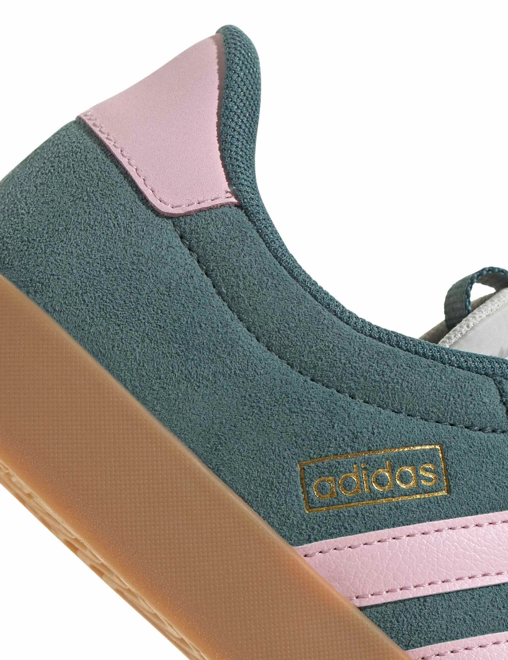VL Court 3.0 Shoes - Preloved Teal/Clear Pink/Gold Metallic Adidas Marathon Running Shoes