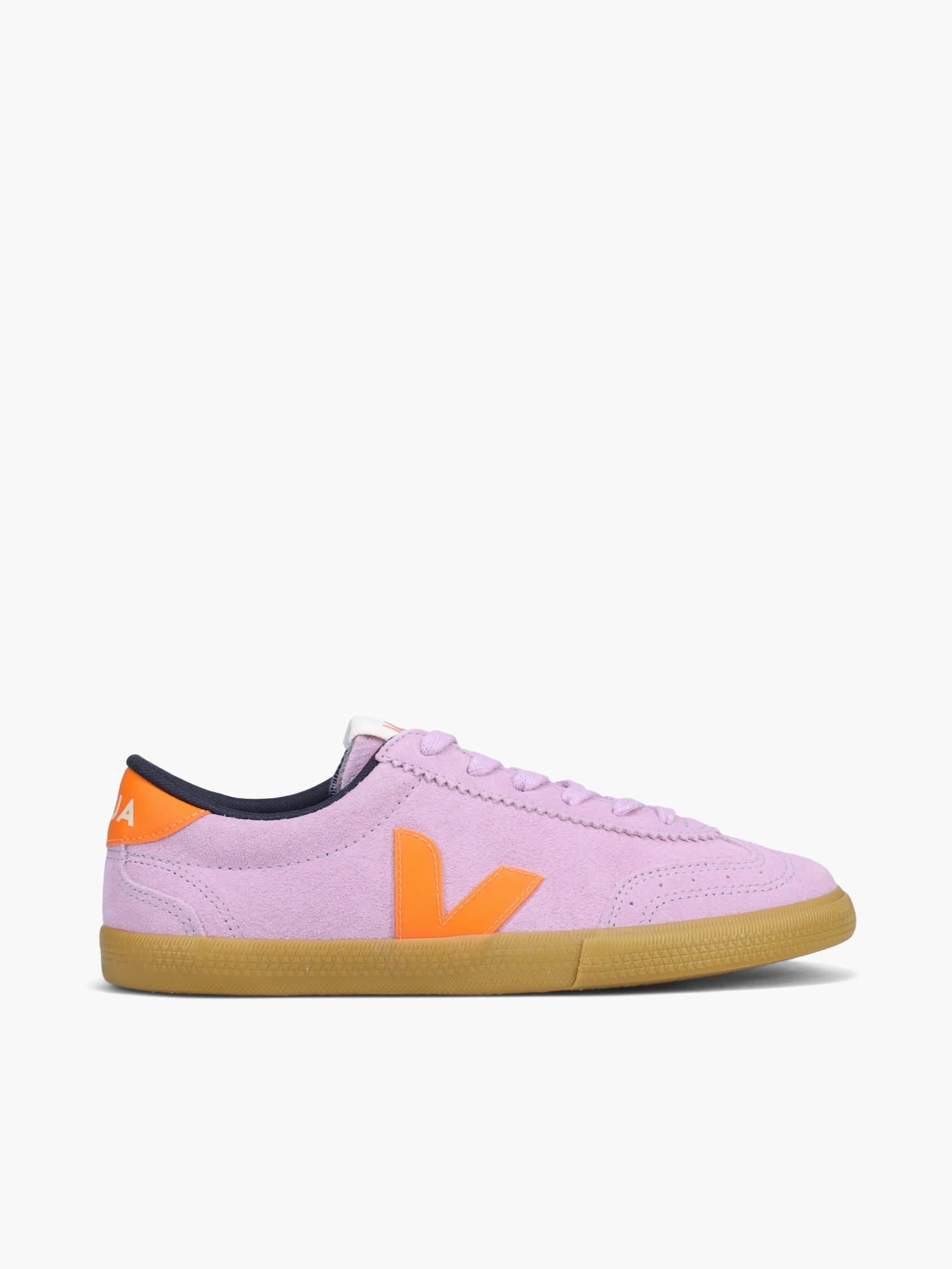 Volley Pink Orchid Fury Suede Flat Ankle Tie Shoes