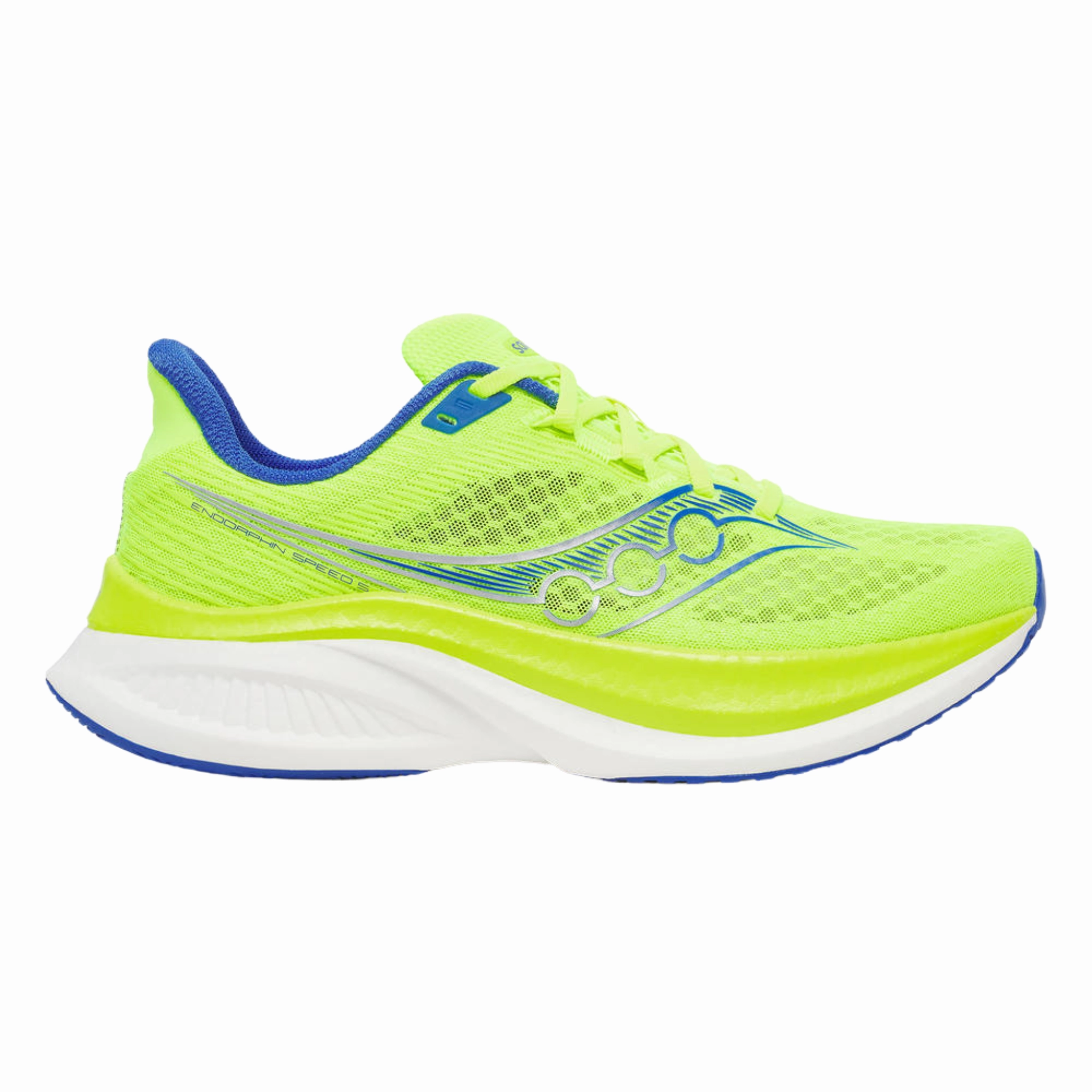 Saucony Mens Endorphin Speed 5 - Citron/Lapis - Speed Asic Running Shoes