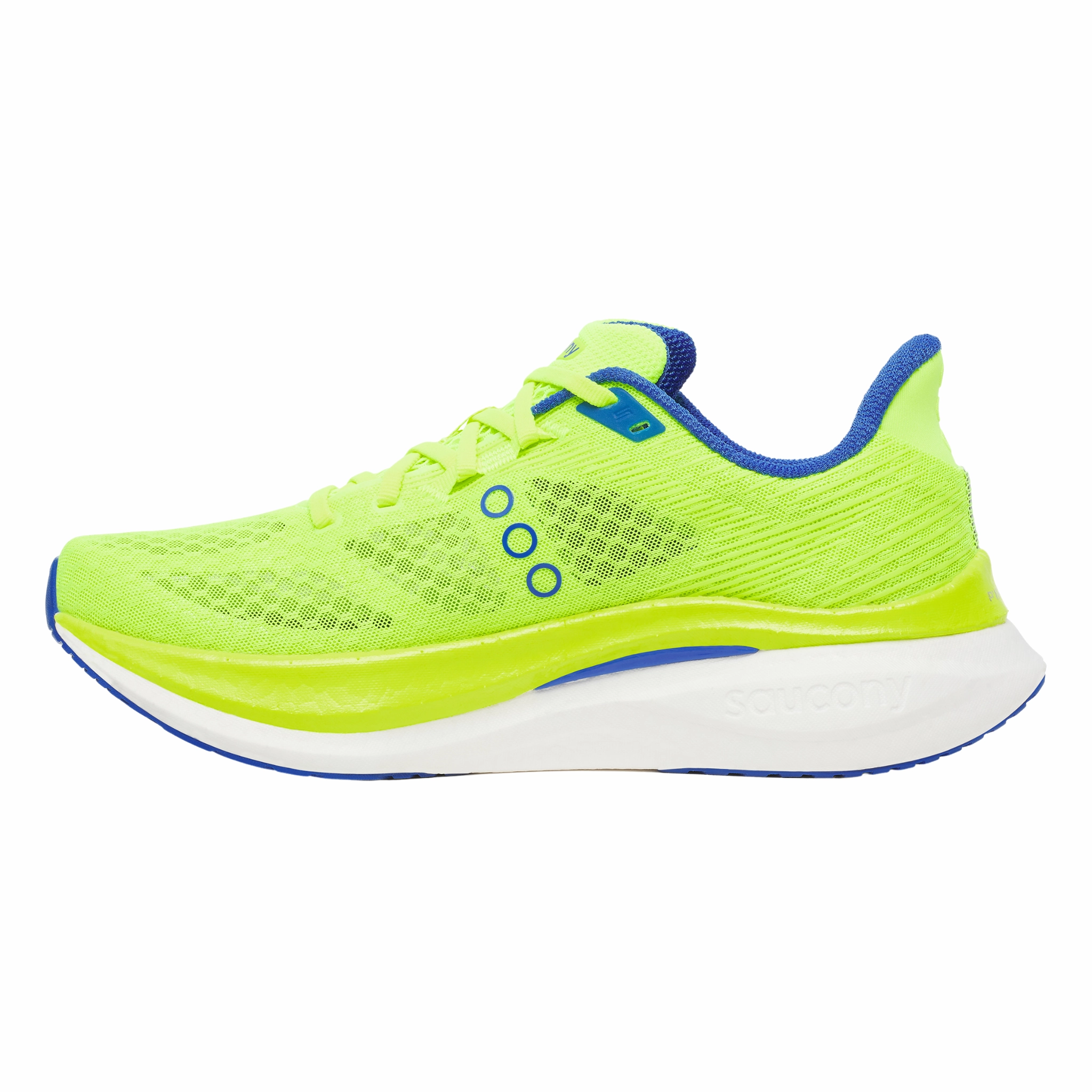 Light Strike Running Shoes Saucony Mens Endorphin Speed 5 - Citron/Lapis - Speed