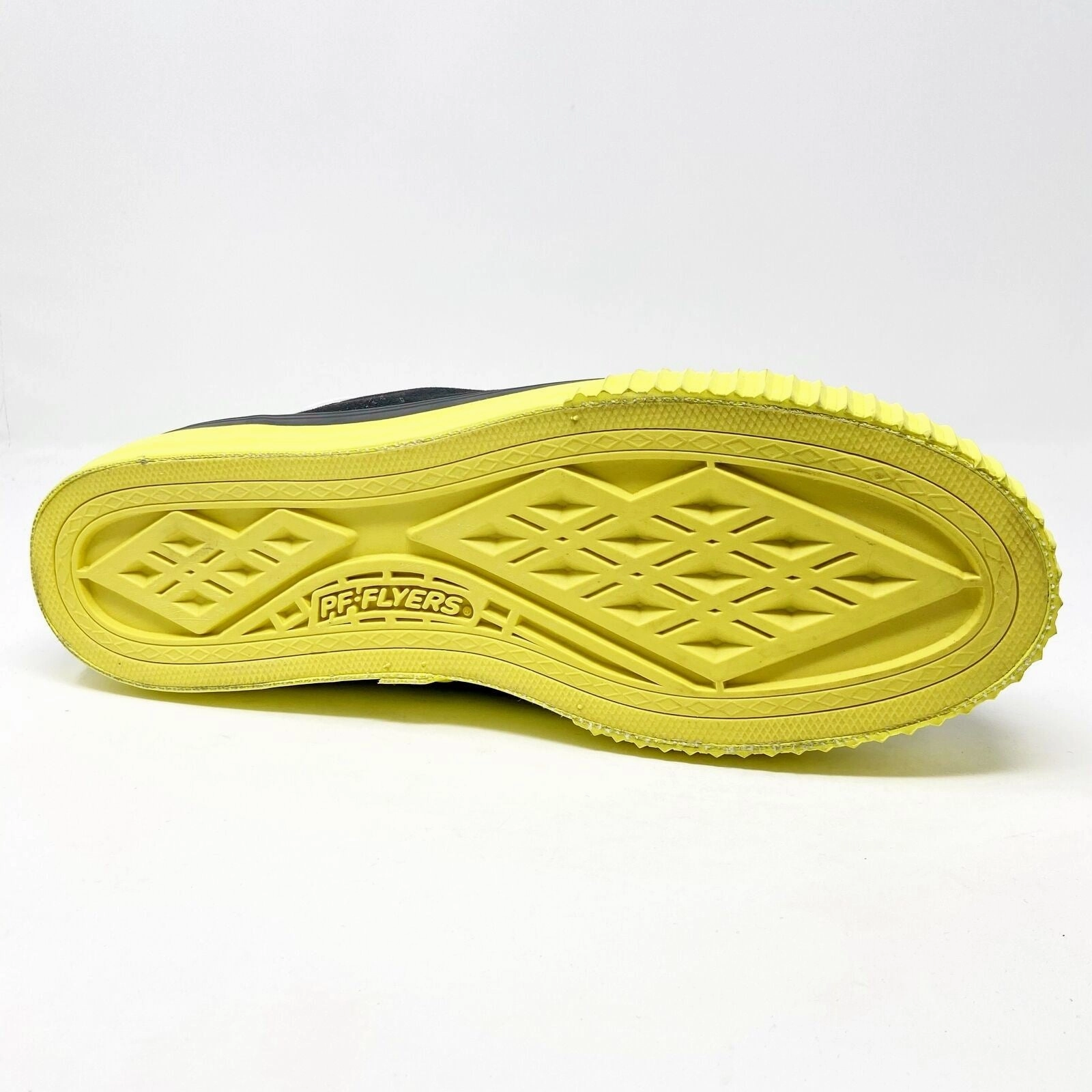 Barefoot Shoes Casual PF Flyers Center Hi Black Yellow Womens Retro Casual Shoes PM12OH1T