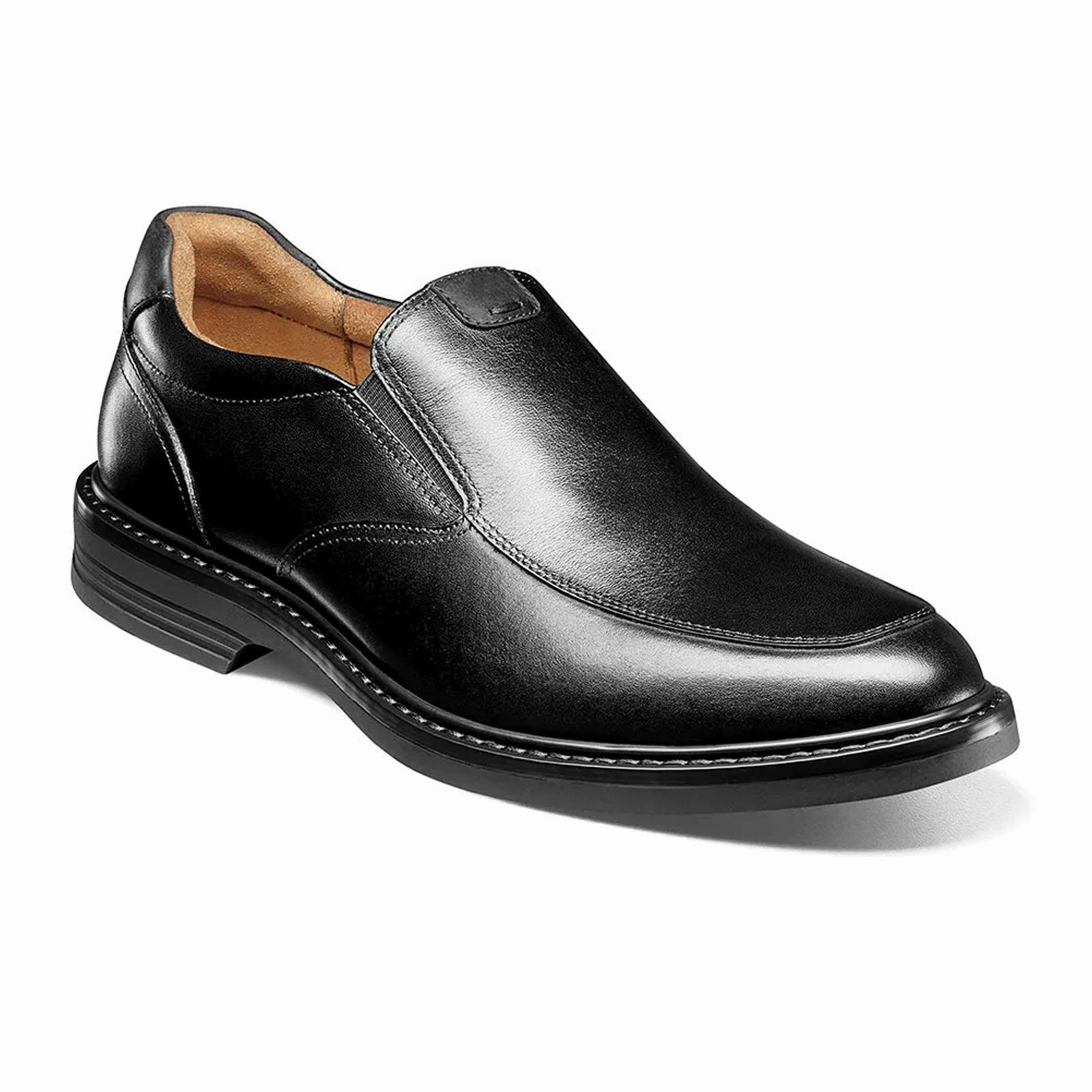 Adrian Leather Platform Tassel Loafers Florsheim Norwalk Moc Toe Slip On Loafer (Men) - Black