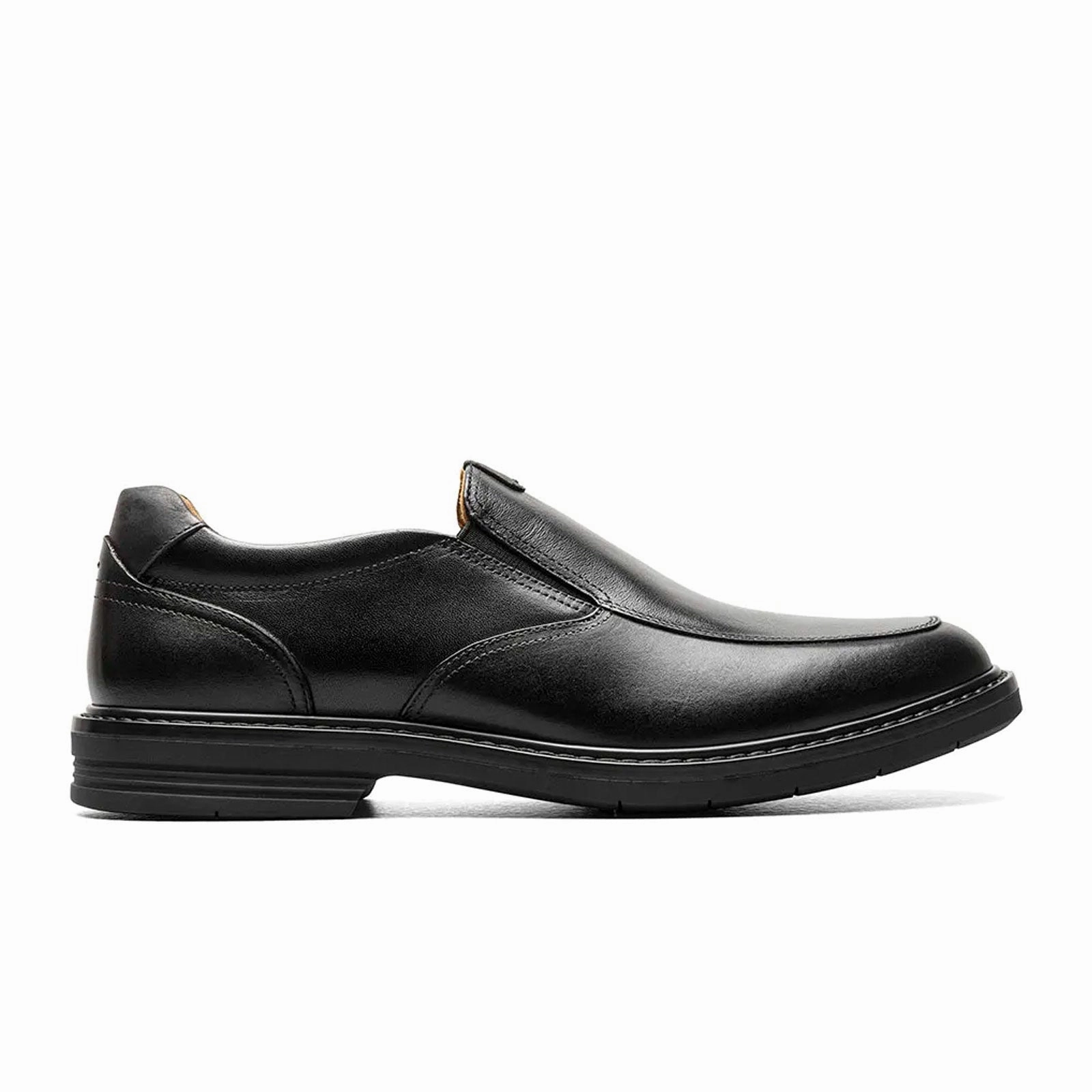 Florsheim Norwalk Moc Toe Slip On Loafer (Men) - Black Loafers Bread Co