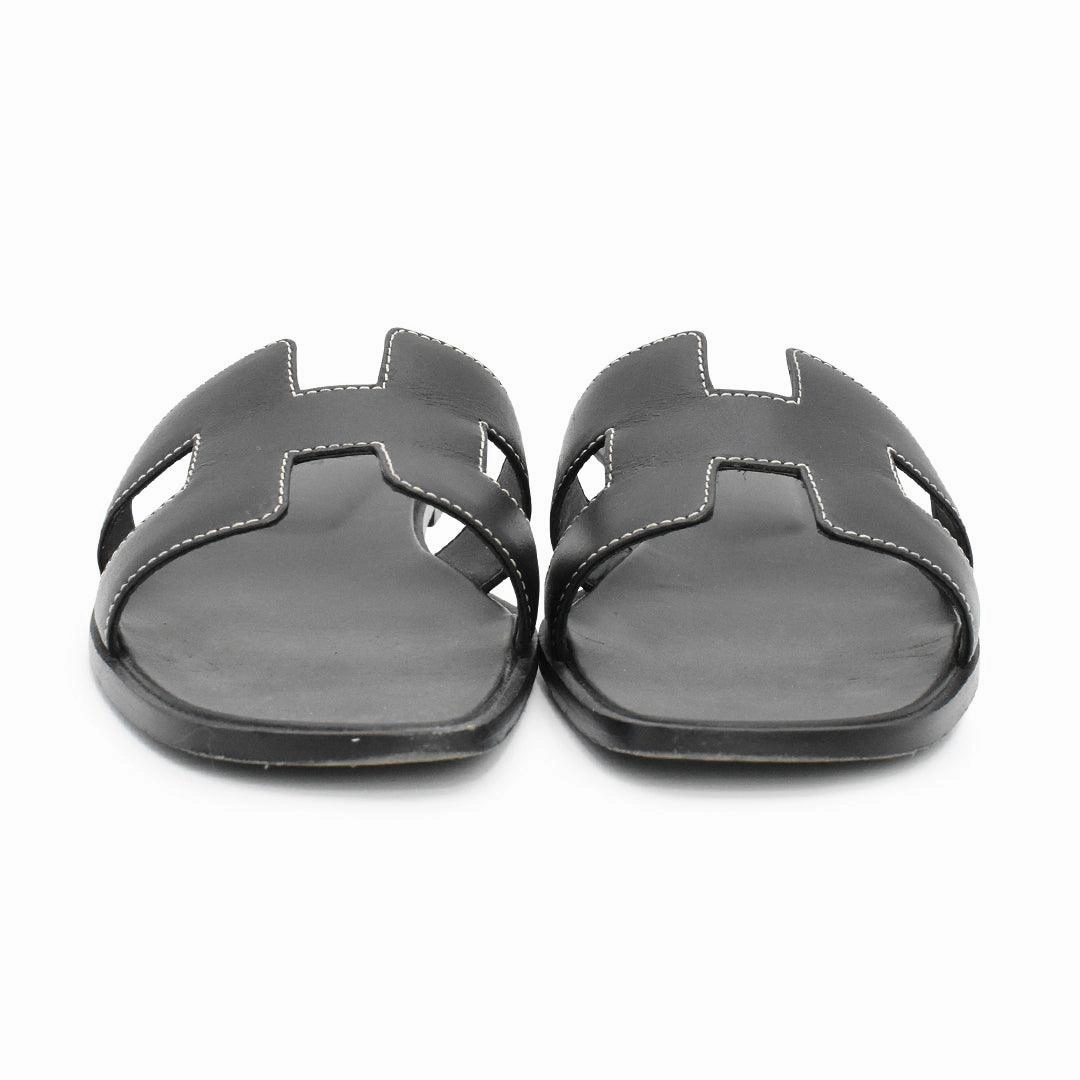 Hermes 'Oran' Sandals - Women's 42 Spirit Easy Flat Shoes
