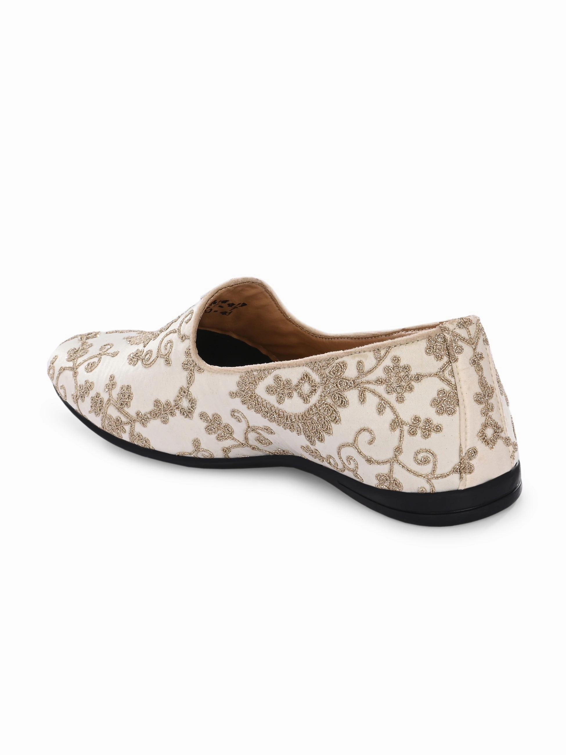 Winter Casual Shoes Waris Beige-Gold Mojaris