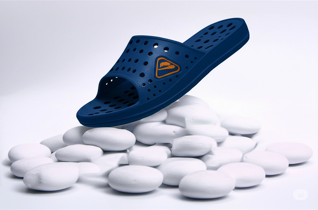 Blue Washable Slipper Slide Flip Flop