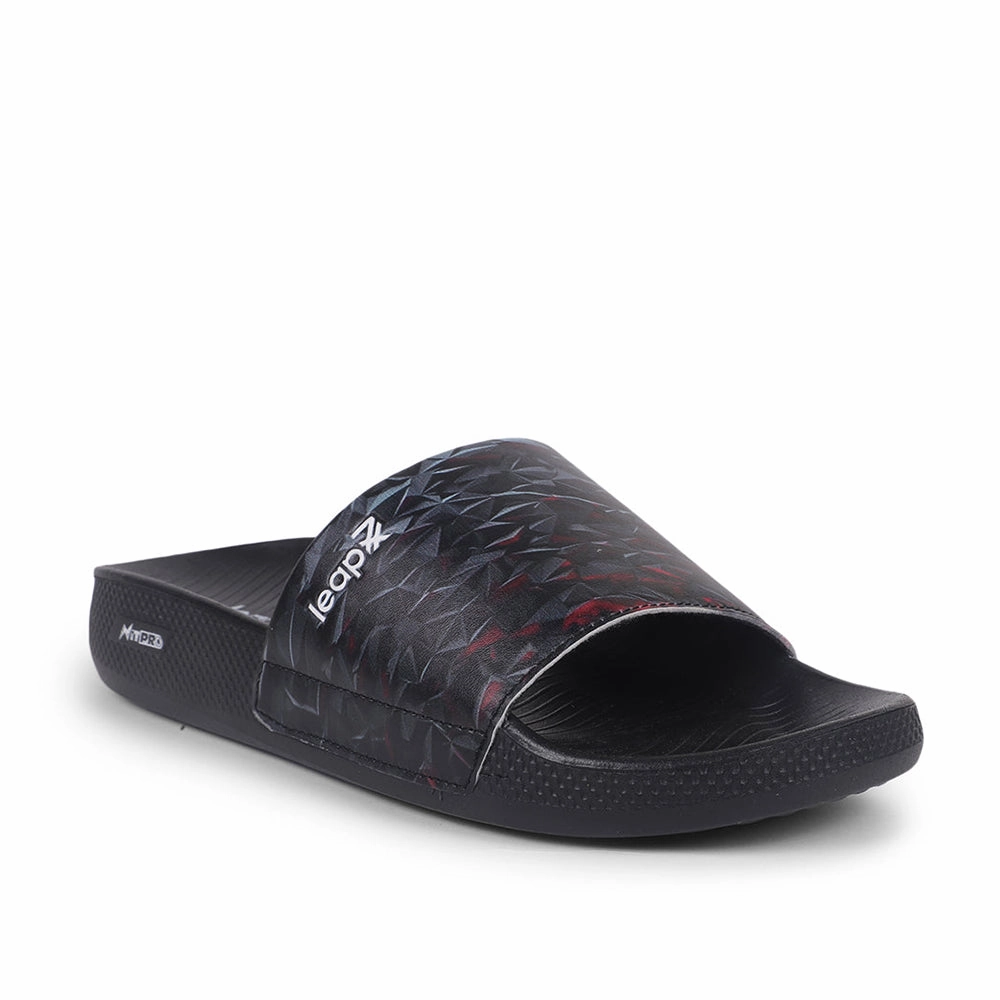 Cosyfeet Slippers Leap7x By Liberty Men NITWALK-2 Black Casual Slides