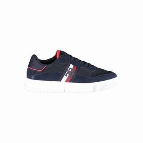 Sneakers And Jeans Tommy Hilfiger Blue Polyester Men Sneaker