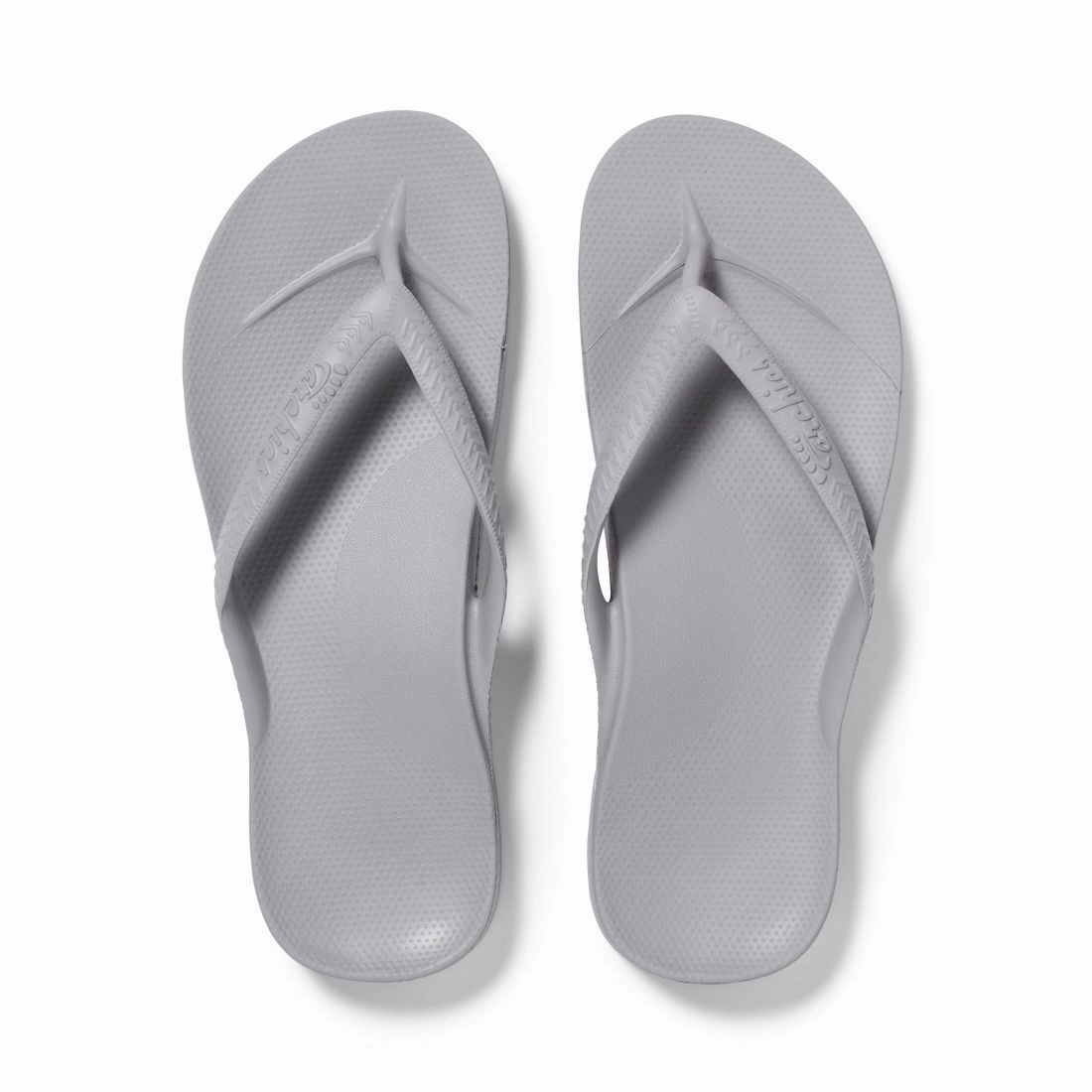 ARCH SUPPORT THONGS - Grey Colourful Flip Flops