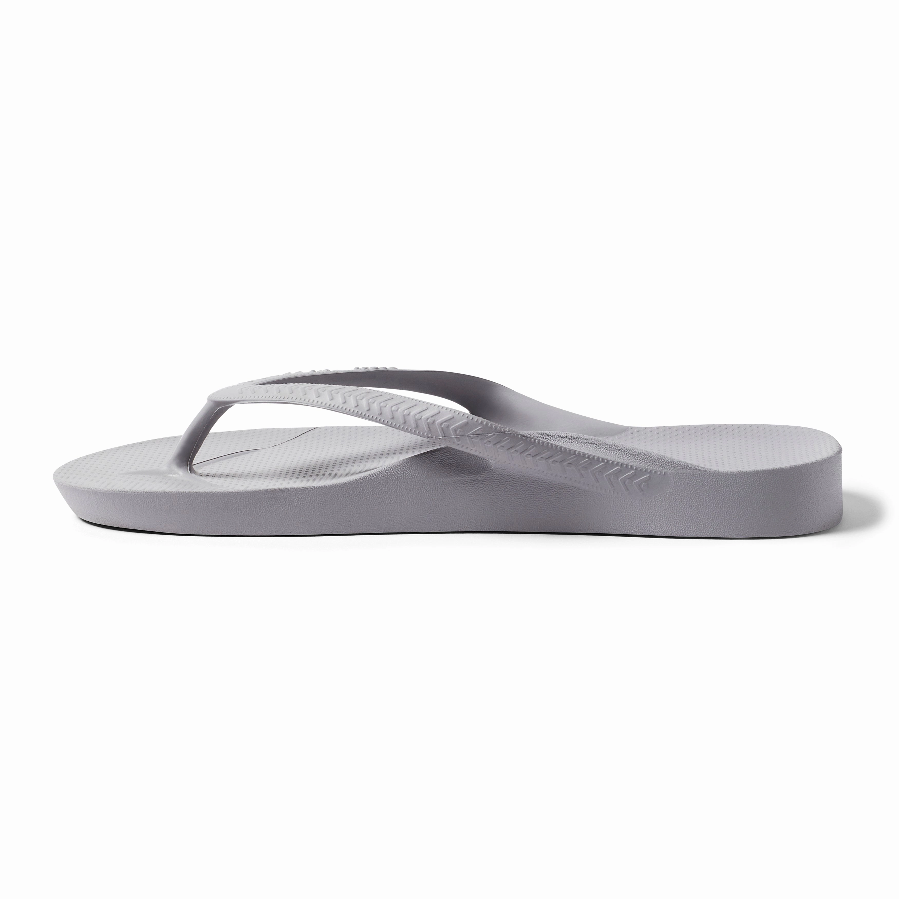 ARCH SUPPORT THONGS - Grey Flip Flops In Store