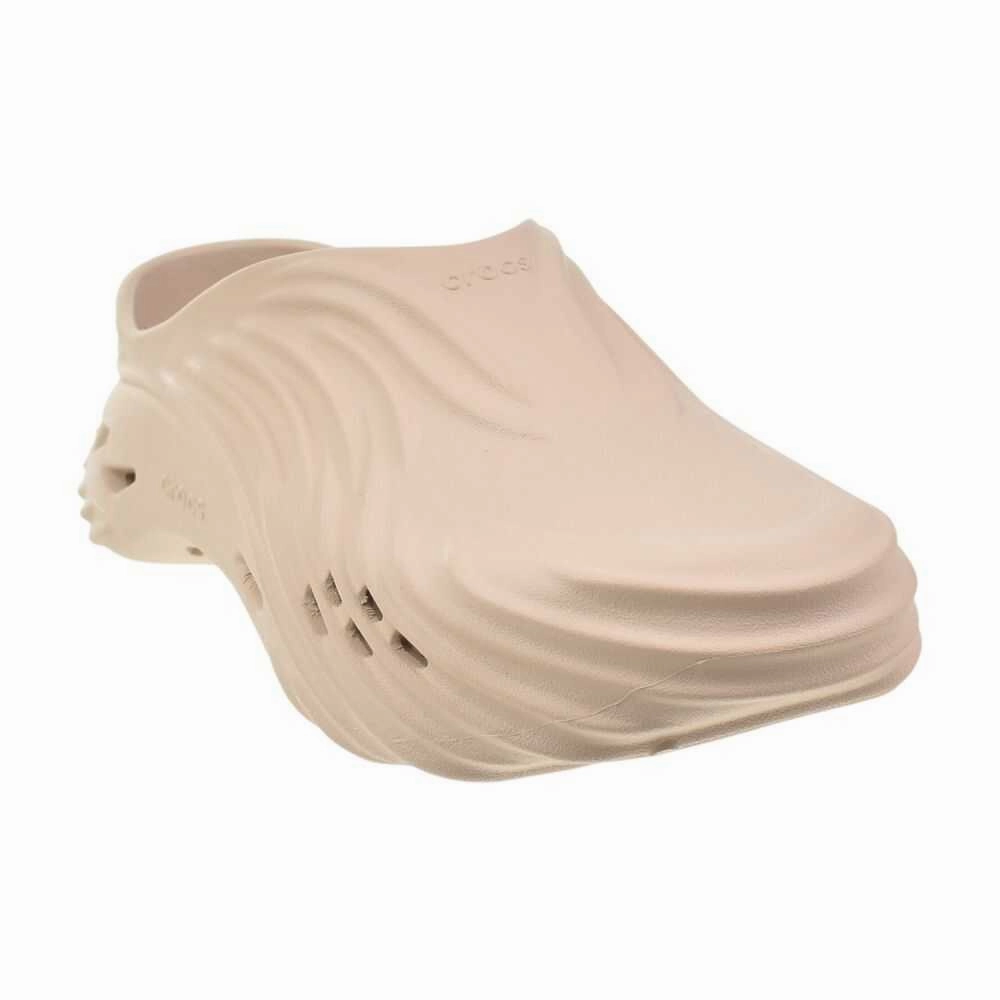 Crocs Echo Wave Clog Men's Slippers Almond 210521-0ll Kitten Heeled Slippers