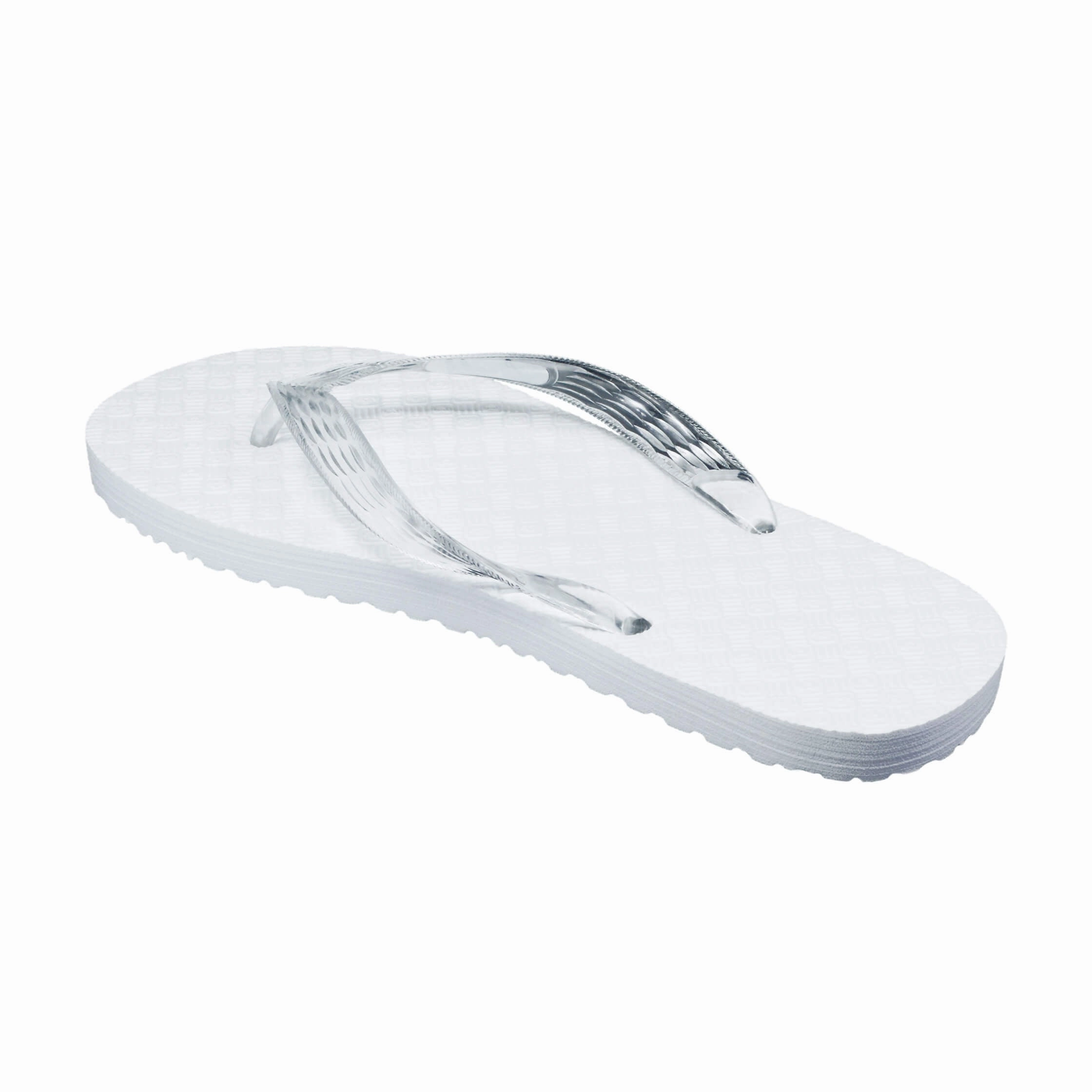 White Platform Women's Clear Strap Slippah Best Summer Flip Flops