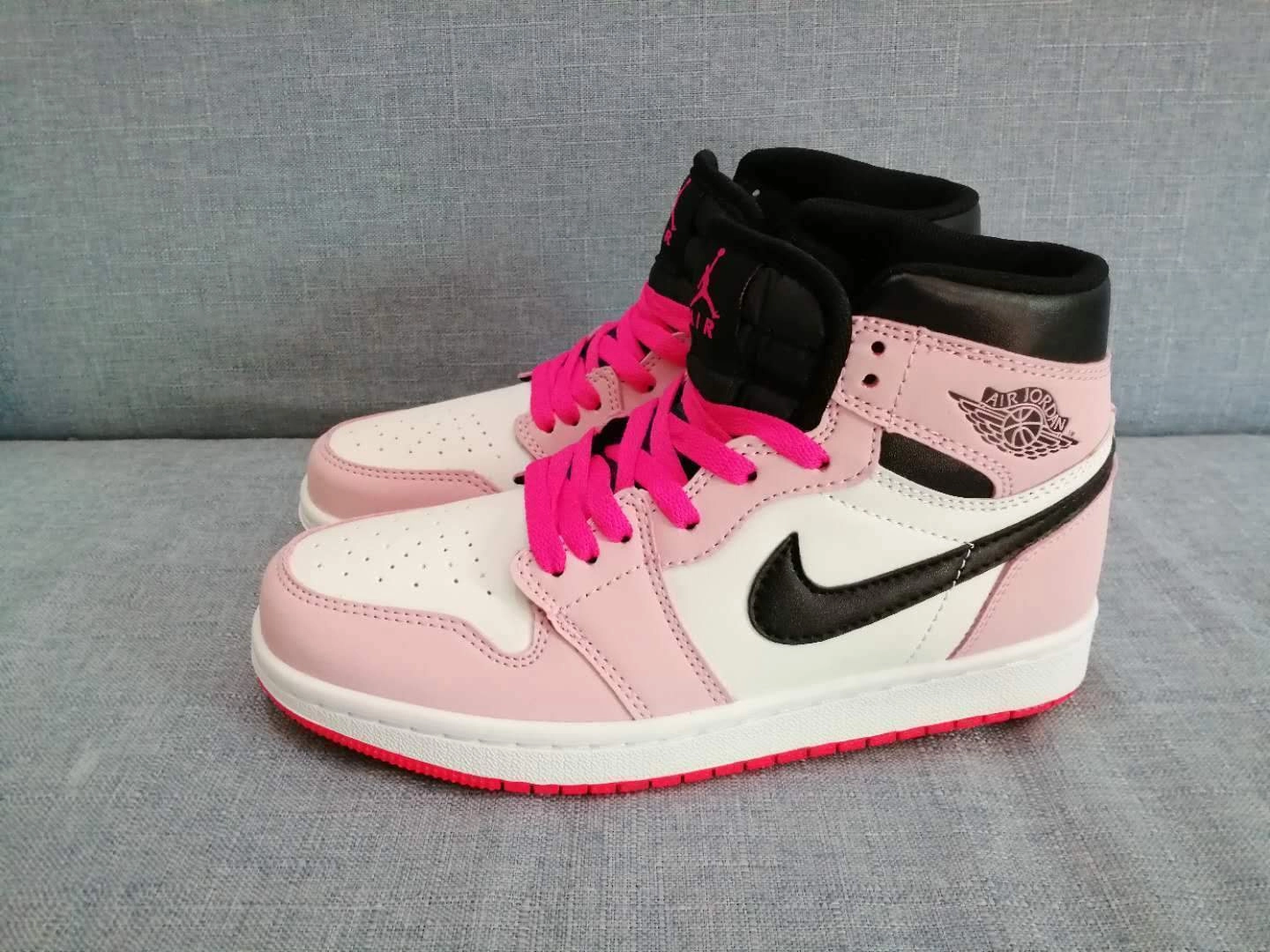 Nike AIR JORDAN 1 Pink Women's Shoes Shoes For Flat Feet Asics