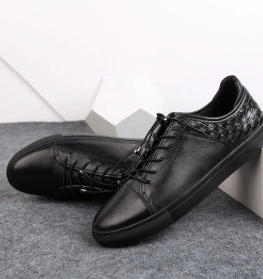 winter leather shoes casual shoes size men England shoes shoes slip-on Doug male generation Top Brand Casual Shoes