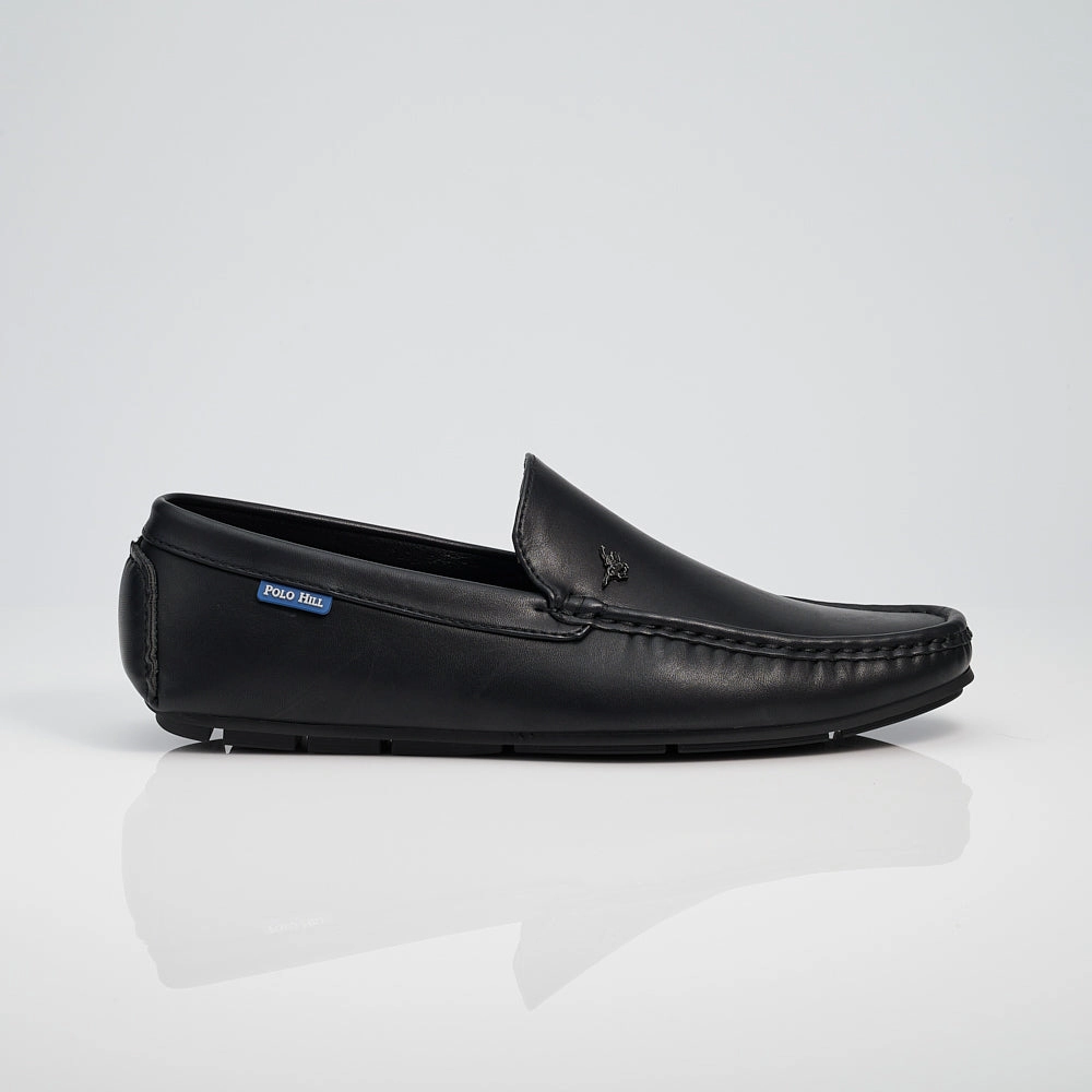 Faux Leather Moccassins Loafers Versace Greca Loafers