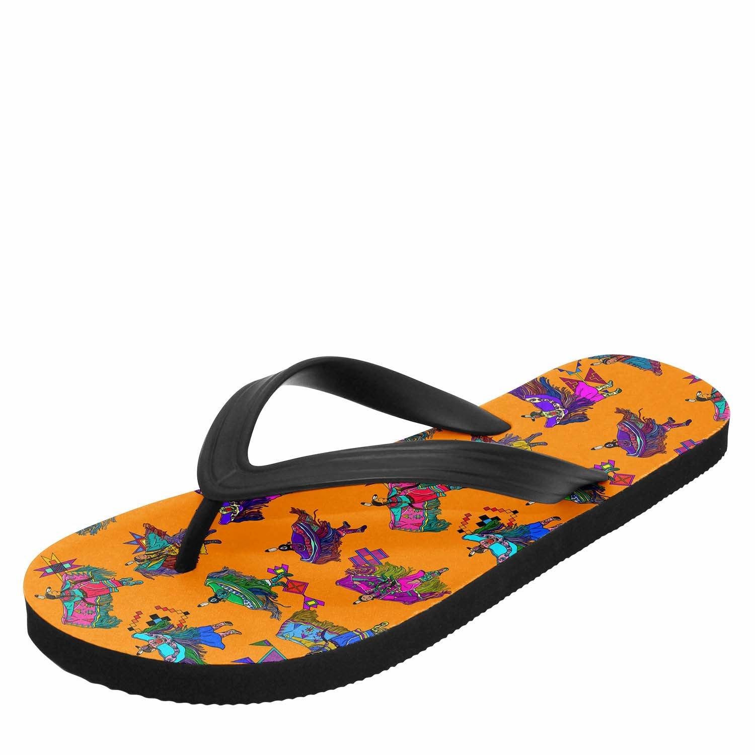 Julia Roberts Flip Flops Women's Fancy Dancers Orange Flip Flops