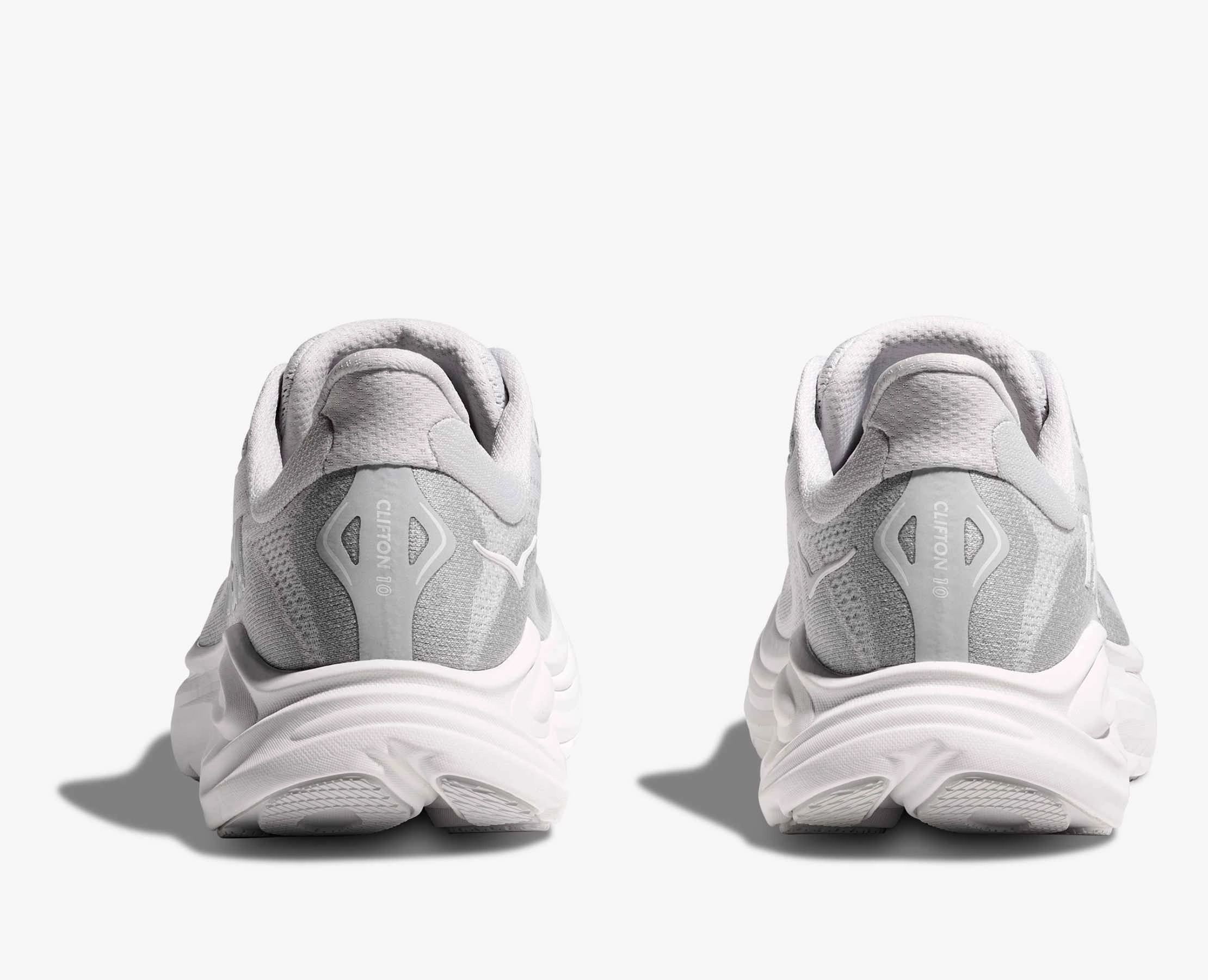 Women's HOKA Clifton 10 Running Shoe in Cosmic Grey | Stardust Running Shoe Shop Near Me