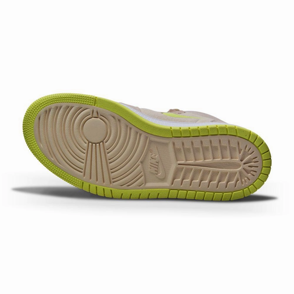 Women's Nike Air Jordan 1 Zoom "Lemon Twist" CT0979 200 Pearl White Fossil Asics Tiger Runner Casual Shoes