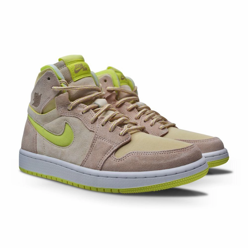 Women's Nike Air Jordan 1 Zoom "Lemon Twist" CT0979 200 Pearl White Fossil Asics Shoes Size Conversion