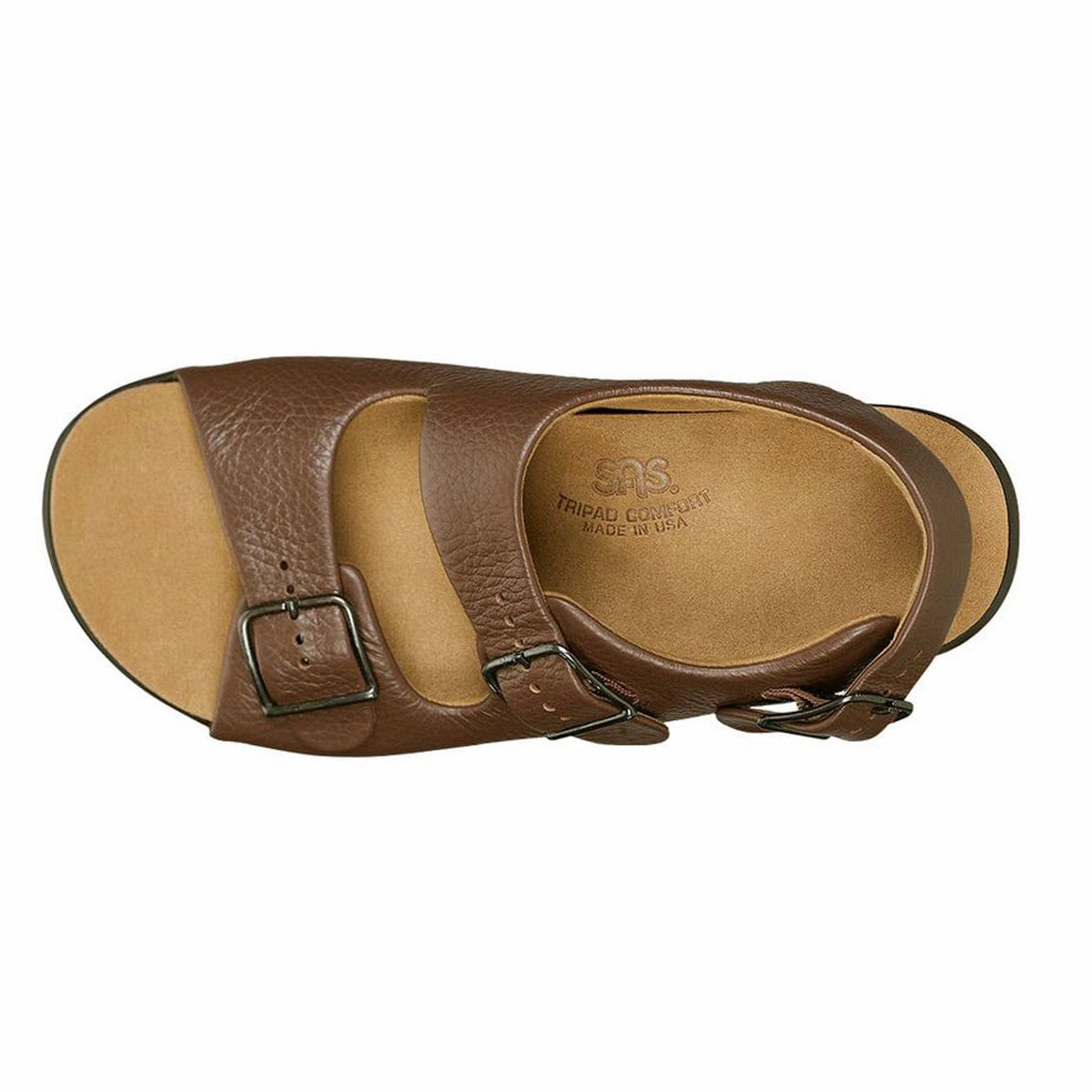 Women's Relaxed Heel Strap Sandal Amber