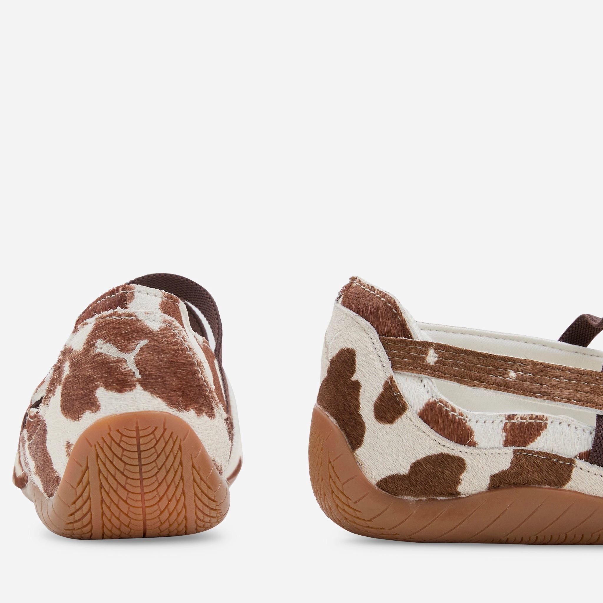 Asics Beginners Running Shoes Women's Speedcat Ballet Cow Chocolate Brown | Warm White