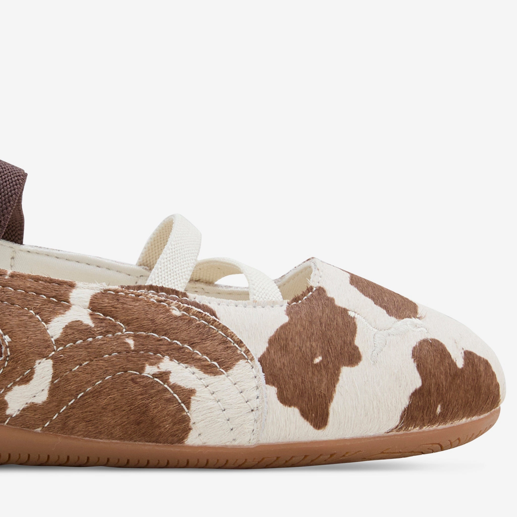 Tiger Shoes Asics Women's Speedcat Ballet Cow Chocolate Brown | Warm White