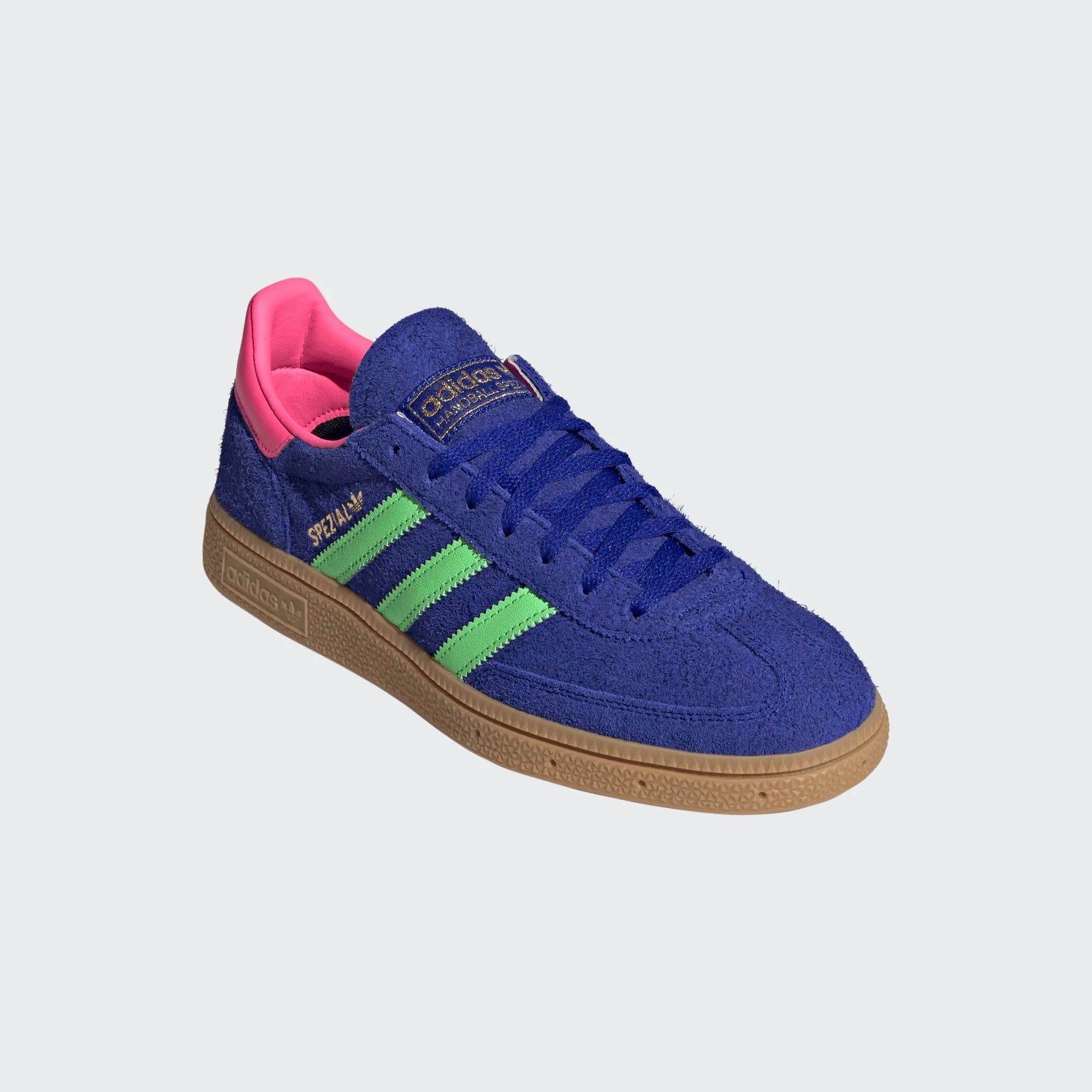 Adidas Three Stripe Shoes womens adidas handball spezial (lucid blue/lucid pink)