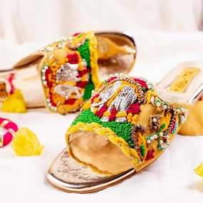 Yellow Fancy Slipper Best Casual Shoes