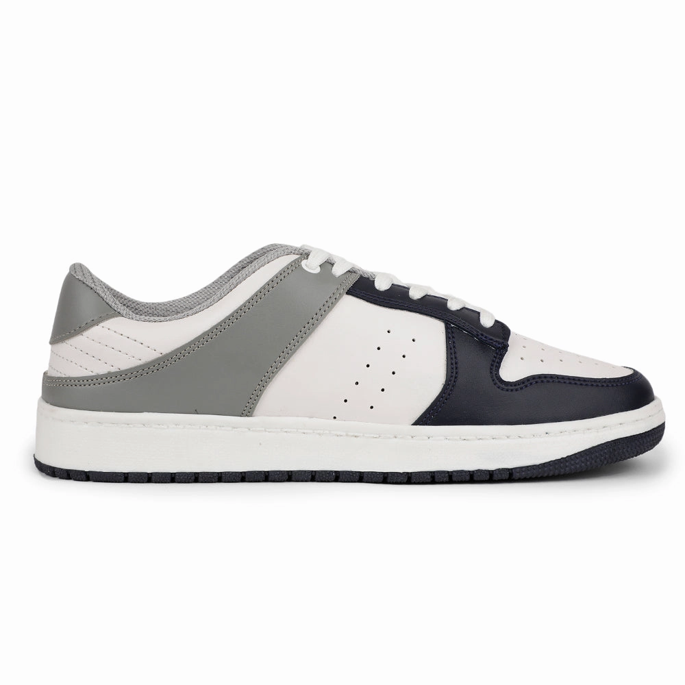 Leap7x Casual Grey Lacing Sneakers For Men SPORTSTAR By Liberty Casual Armani Shoes