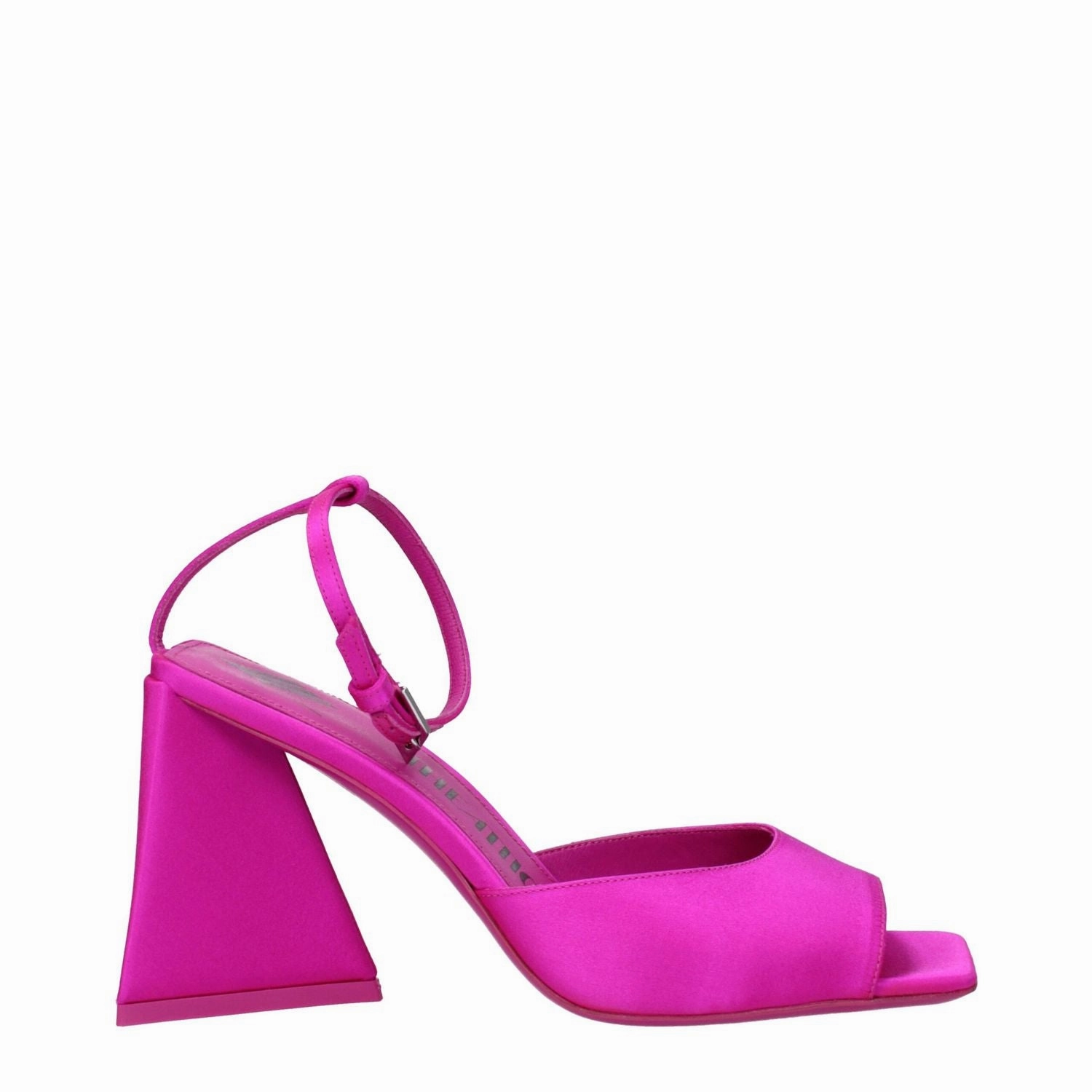 The Attico Pink Satin Stiletto Heel Sandals Sandals Sperry