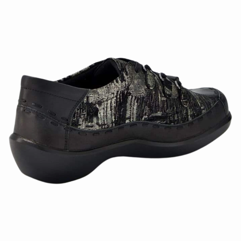 Ziera Allsorts Black/Khaki Leather Shoe (Women's) Casual Shoes At Macy's