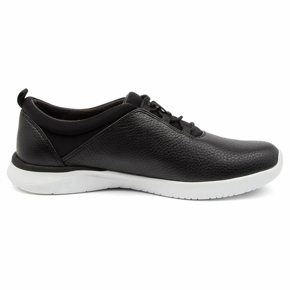Summer Casual Work Shoes Ziera Fox Black/White Sole Sneaker (Women's)