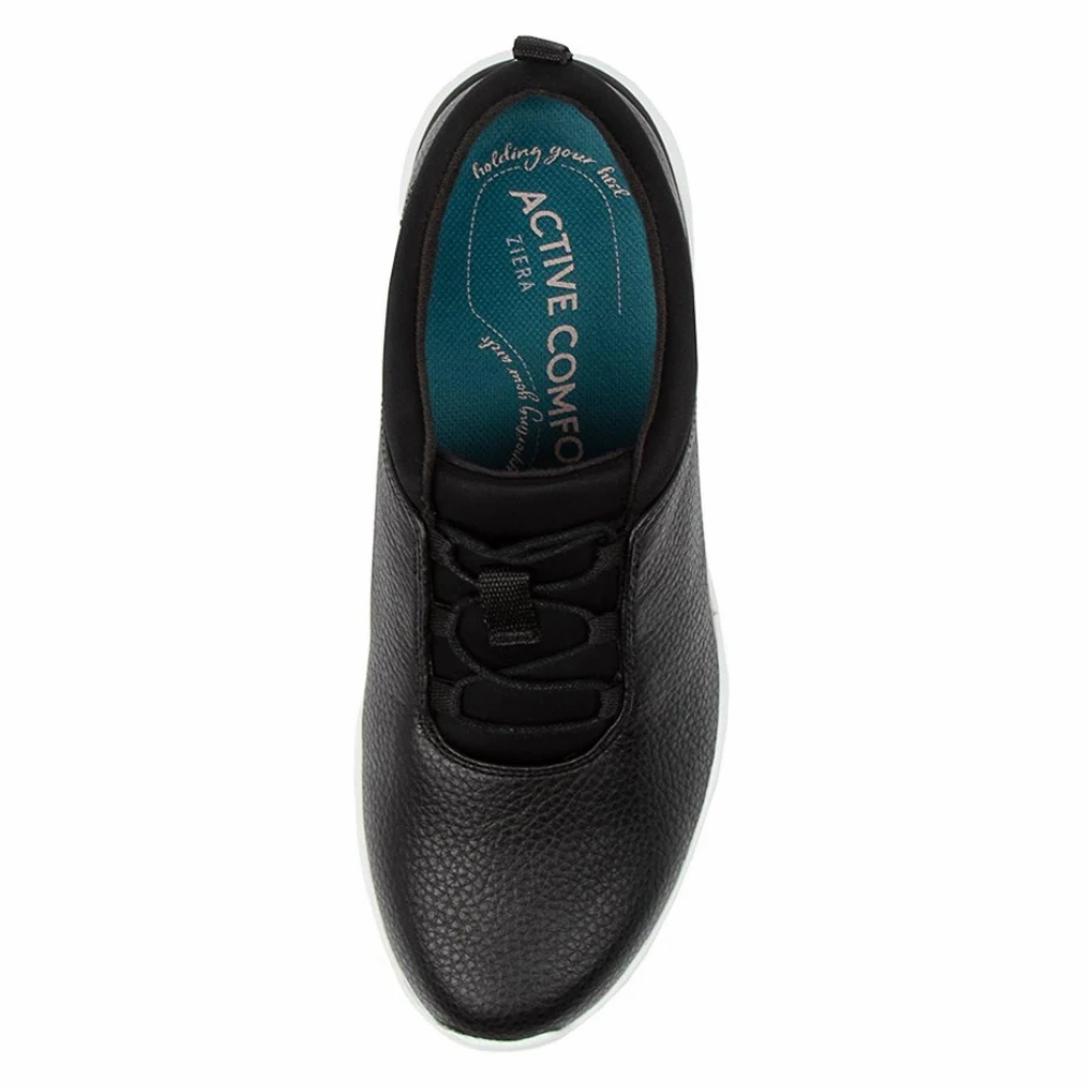 Casual Grey Shoes Ziera Fox Black/White Sole Sneaker (Women's)